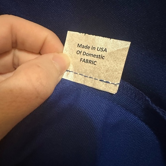 Sara Campbell Royal Blue Button Up Knit Blazer Size Medium Nautical Mid-length - Picture 9 of 10